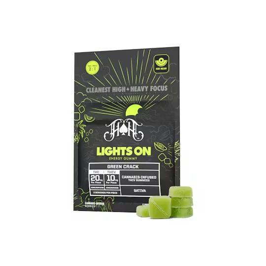 Heavy Hitters - Lights On: Green Crack - Gummies 5pk