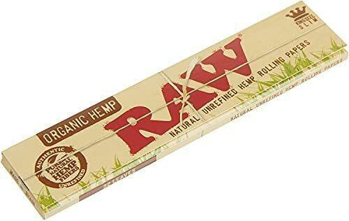 King Size Slim Organic Hemp Rolling Paper / Raw