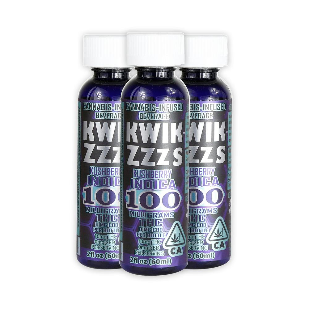 Kwik - Kushberry 100mg Infused Shots - Indica - Kwik ZZZ