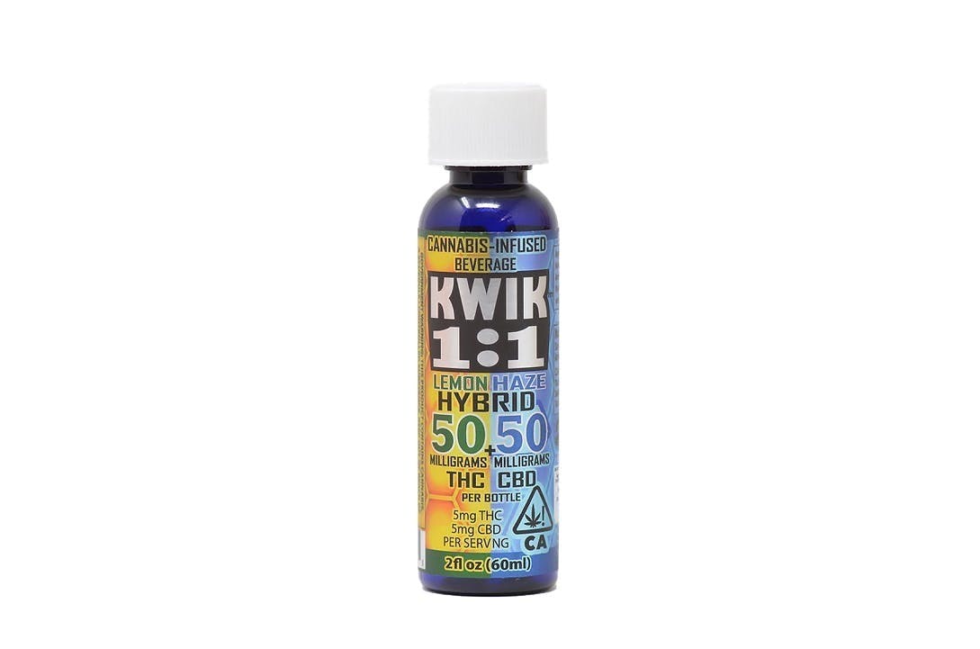 Kwik - Lemon Haze Infused Shots - 100mg THC & CBD - Kwik 1:1