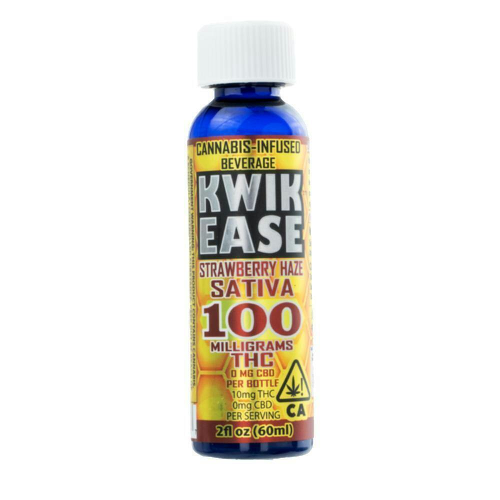 Kwik - Strawberry Haze 100mg Infused Shots - Sativa - Kwik Ease