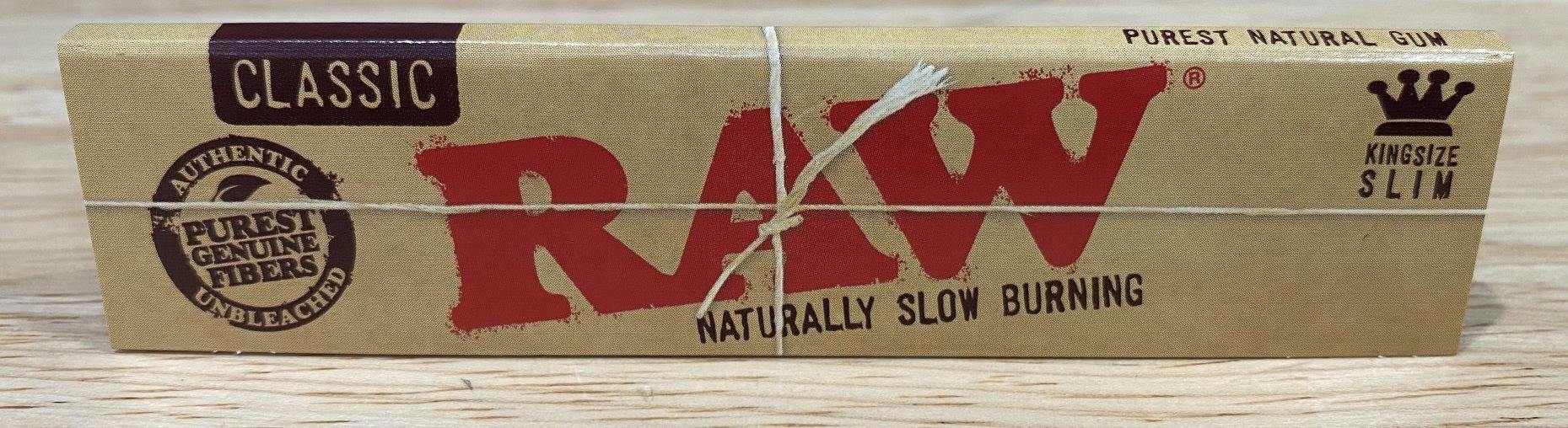 King Size Slim Classic Rolling Paper / Raw