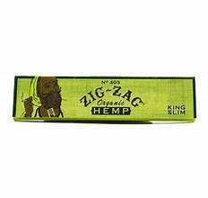 Organic Hemp King Slim Rolling Papers / Zig Zag