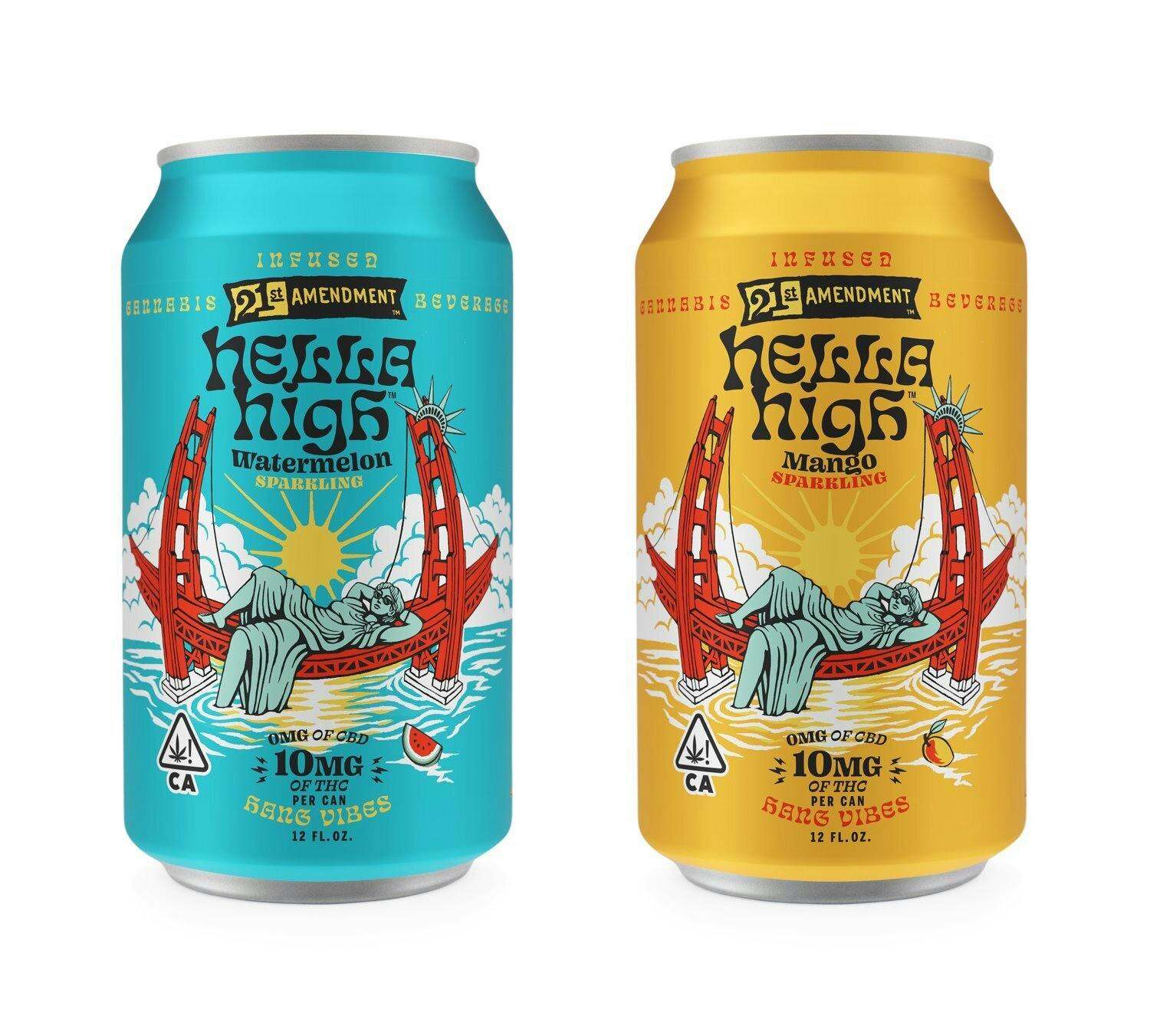 Mango - 21st Amendment Hella High Soda 100mg