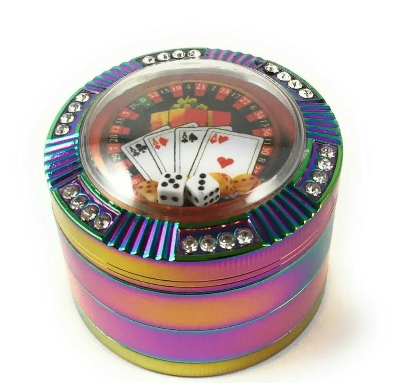 Vegas Casino 4 Piece Grinder / 2.5 inch