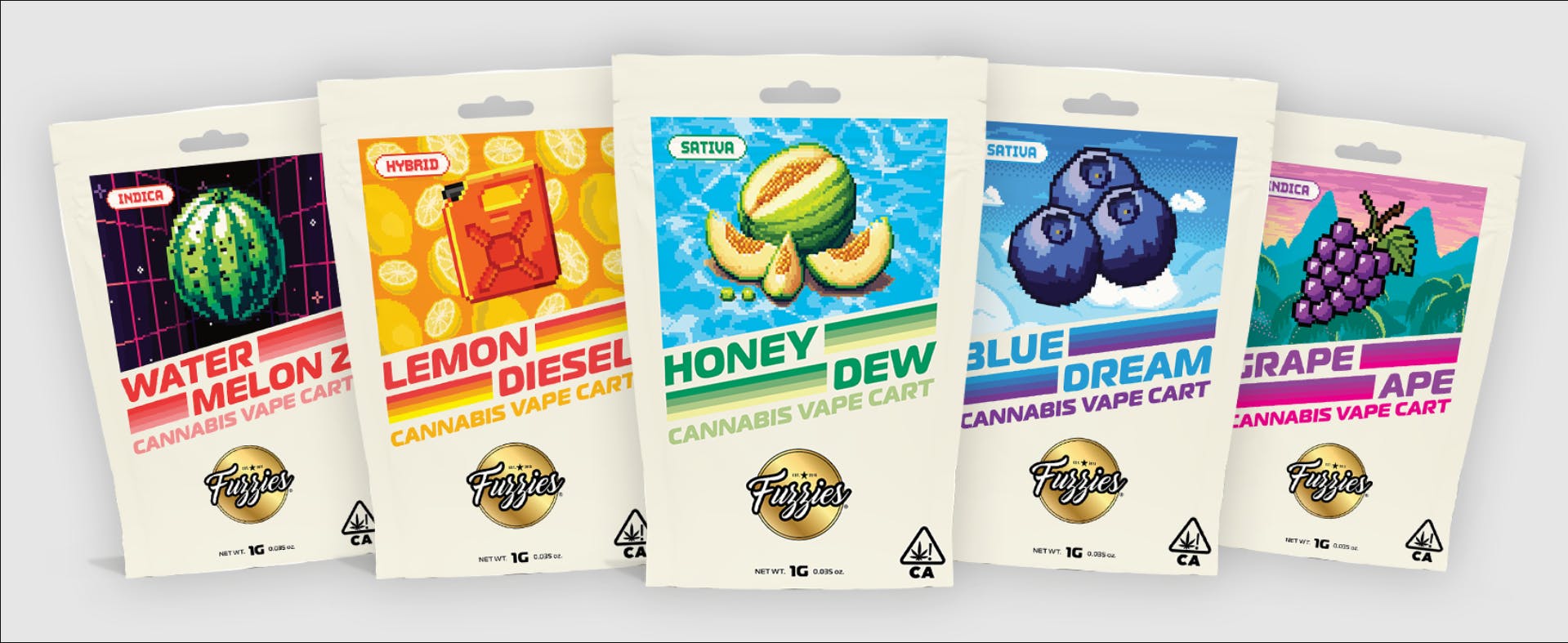 1G: / Lemon Diesel / Cannabis / Fuzzies