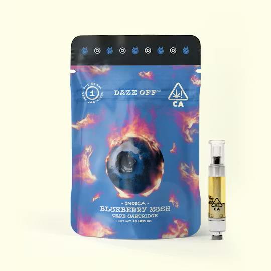 1g Blueberry Kush Cartridge / Daze Off