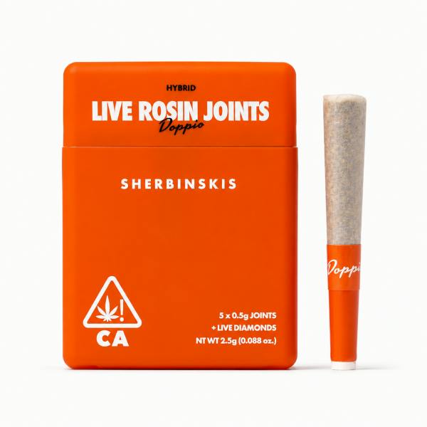 2.5g Doppio 5-Pack / 0.5g Live Rosin Joints / Sherbinskis