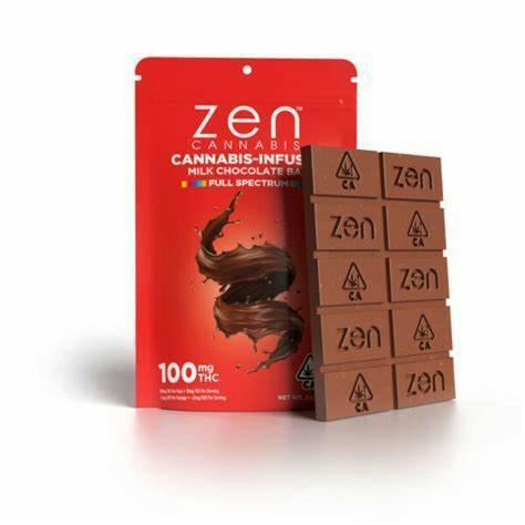 ZEN MILK CHOCOLATE 100MG