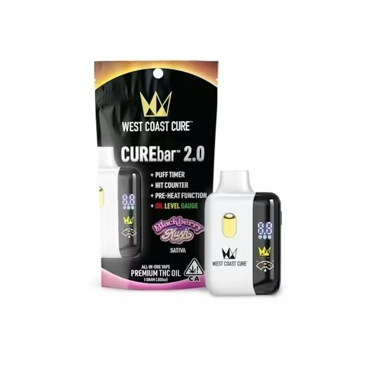 WEST COAST CURE BLACKBERRY KUSH CUREBAR AIO - 1 g