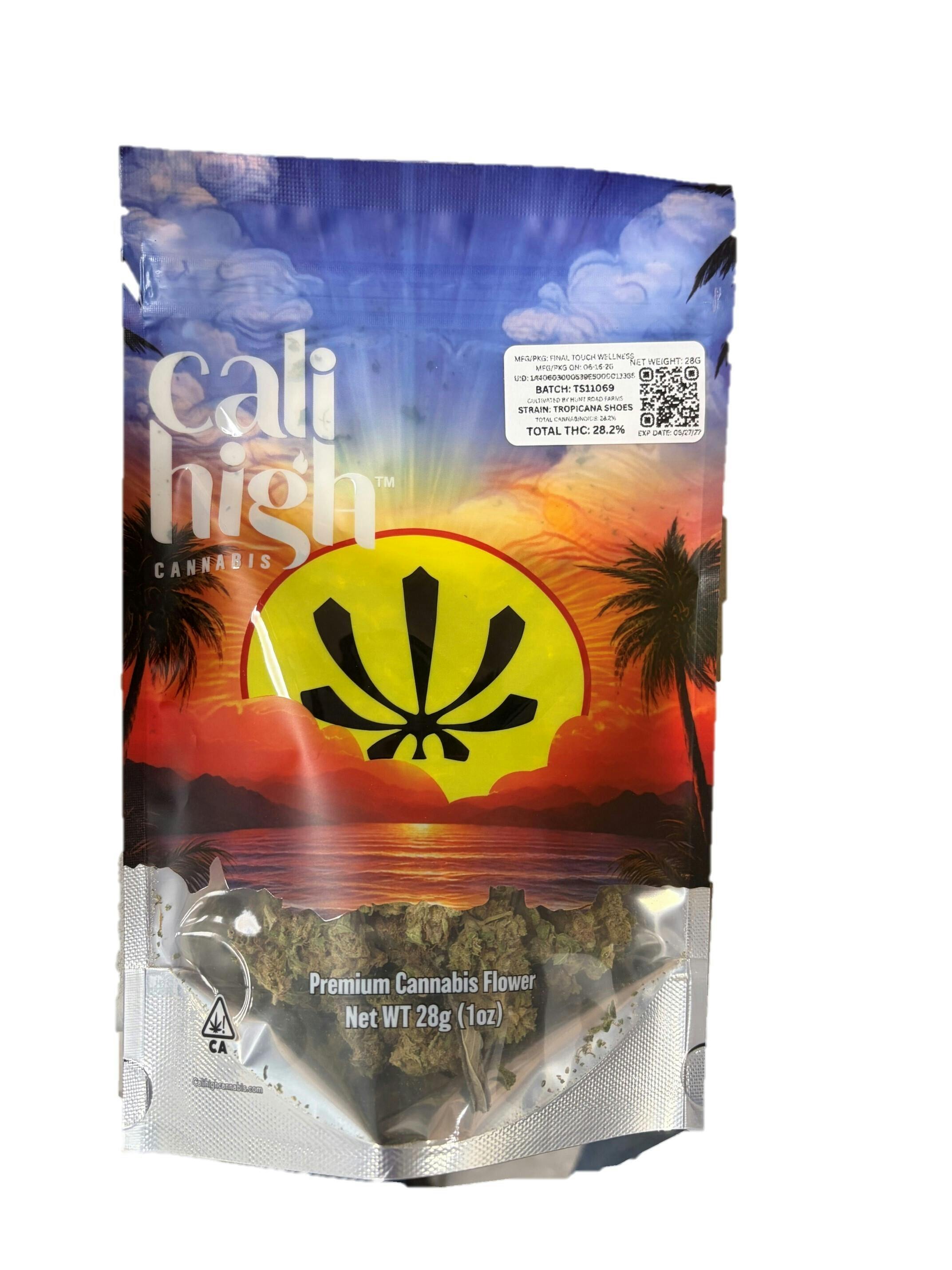 CALI HIGH TROPICANA SHOES FLOWER 28G