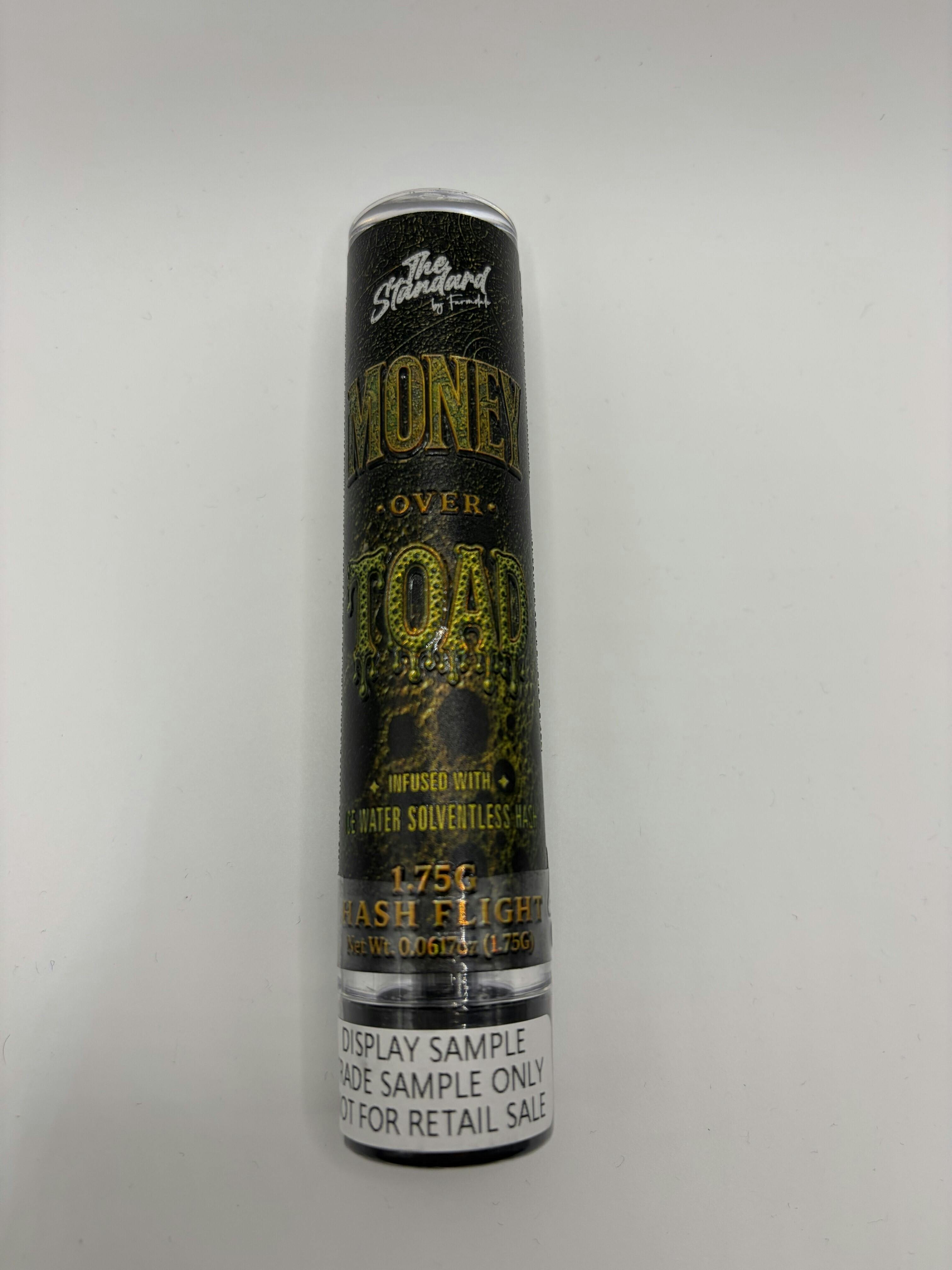 THE STANDARD HASH FLIGHT: MONEY OVER TOAD PREROLL - 1.75 g