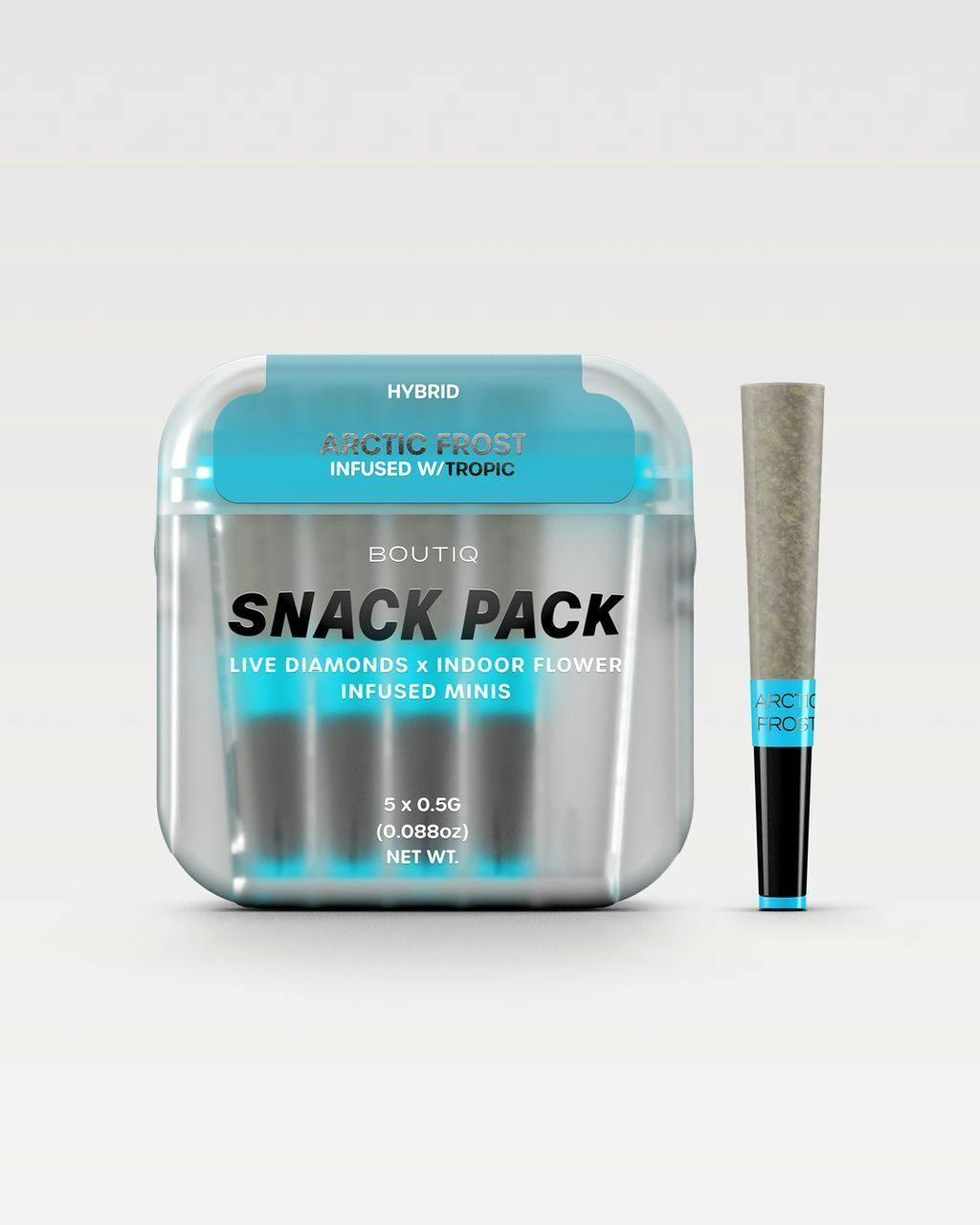 Boutiq Arctic Frost x Tropic Infused Preroll Pack 5 Pack | 2.5g