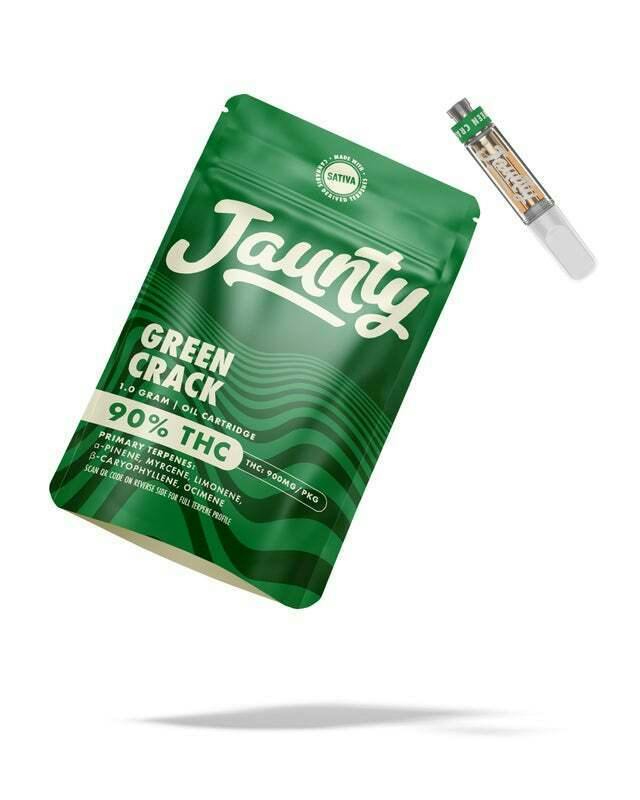 Jaunty Green Crack 510 Cartridge 1g