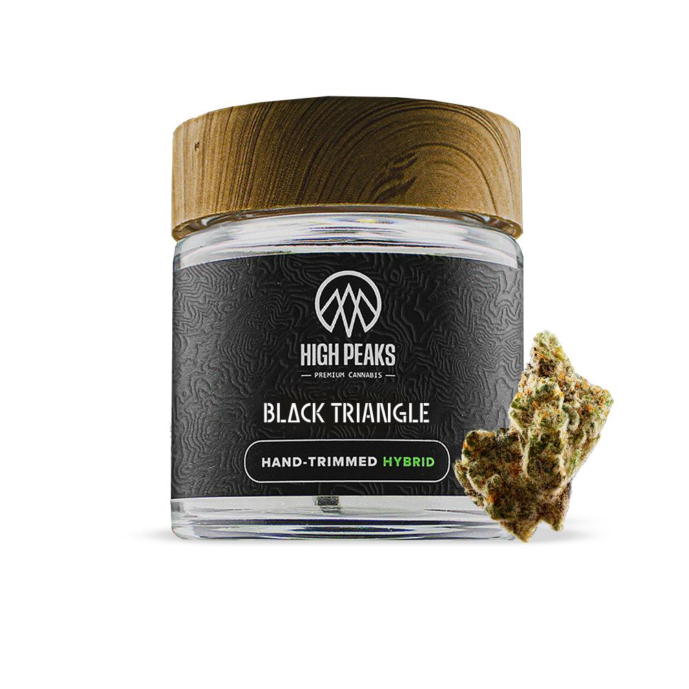 High Peaks Black Triangle Whole Flower 3.5g