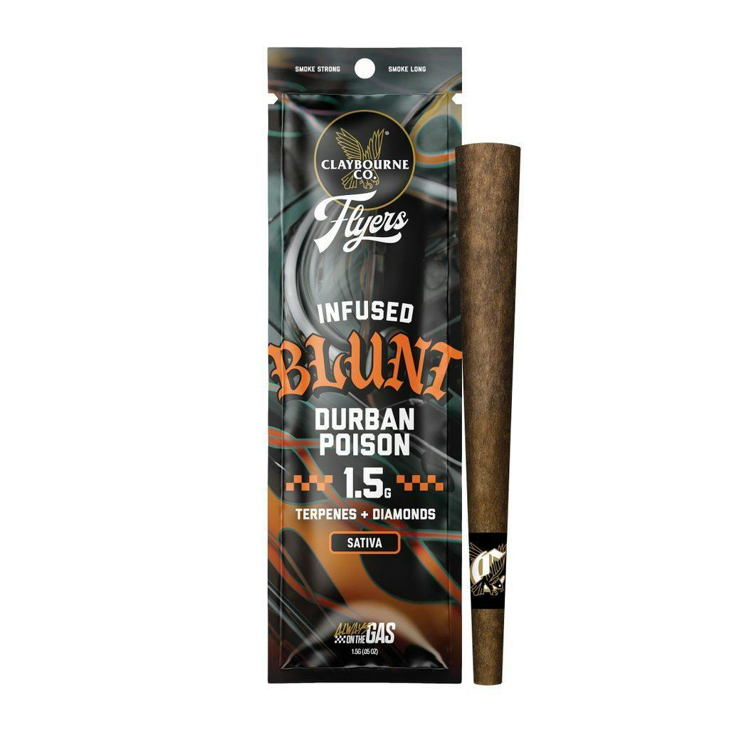 Claybourne Co. Durban Poison Infused Blunt 1.5g