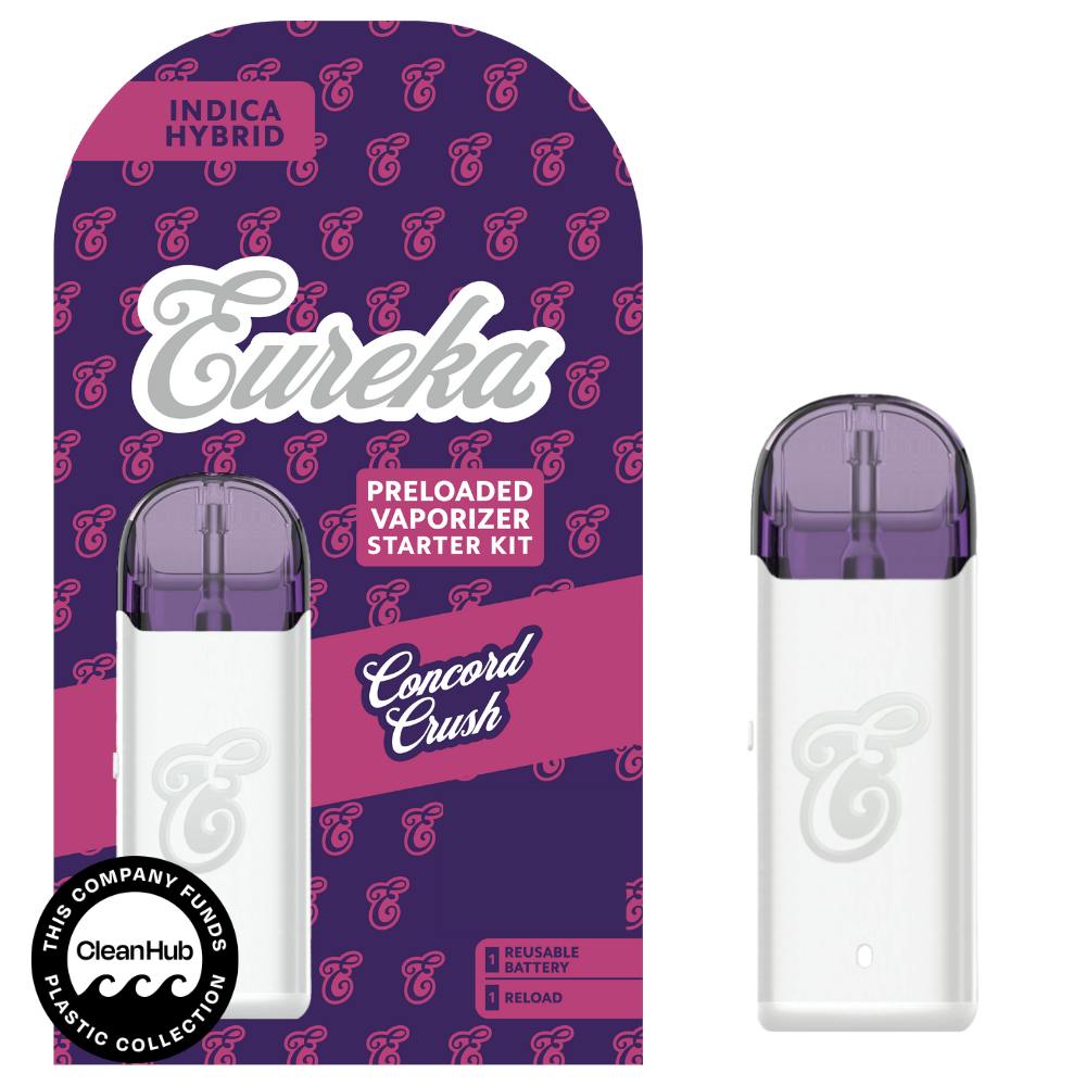 Eureka Concord Crush Pod Vapes All-In-One 1000mg