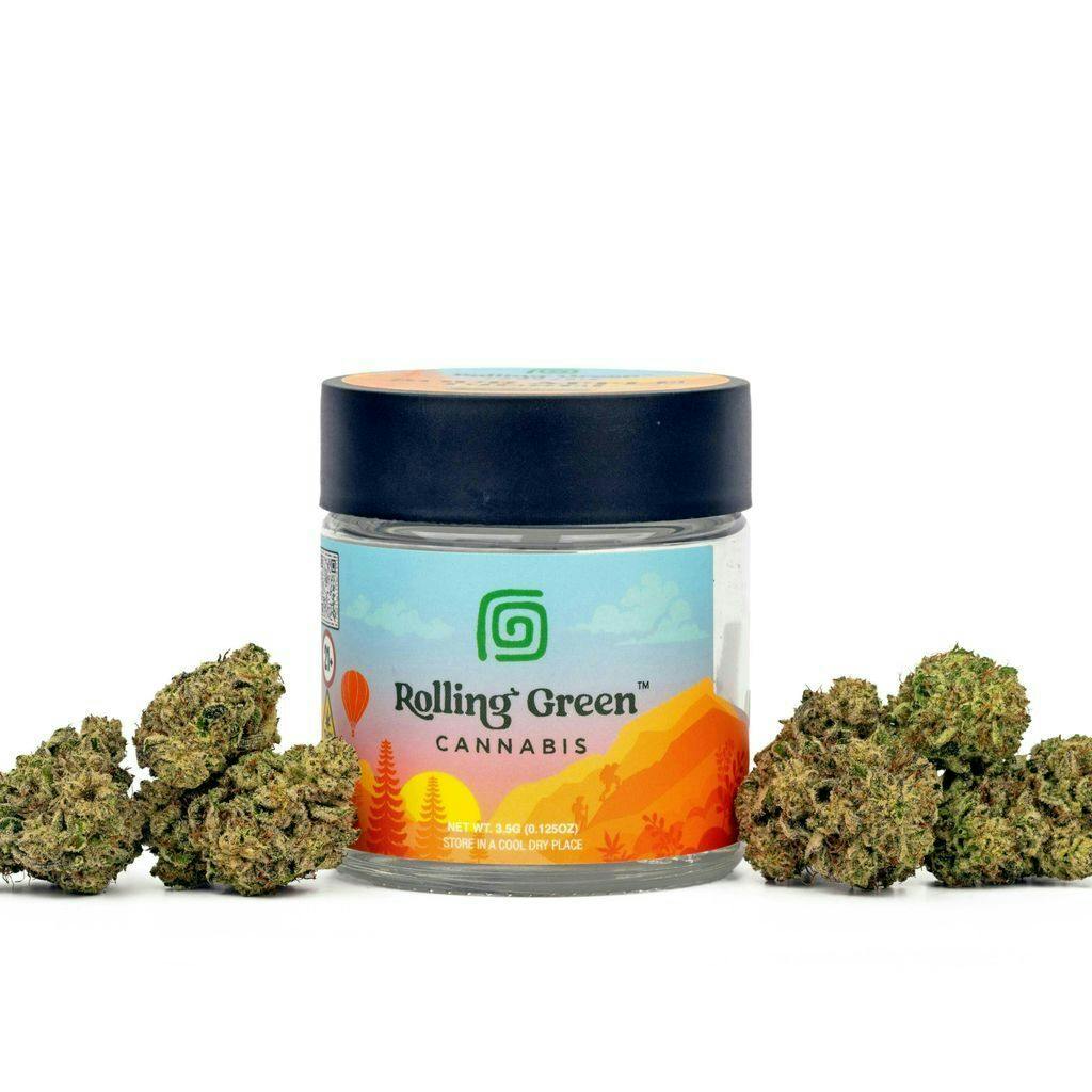 Rolling Green Ice Cream Cake Whole Flower 3.5g