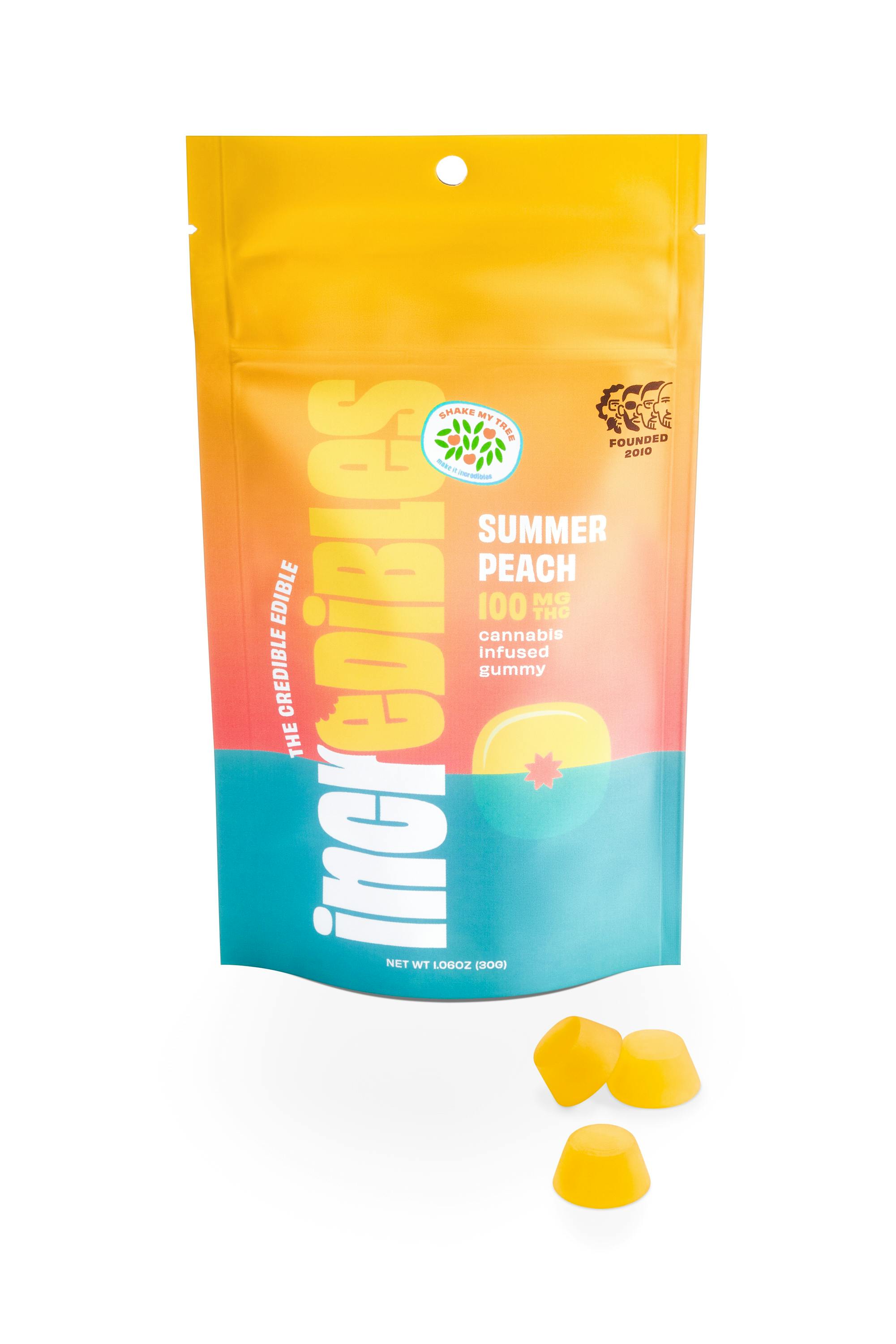 Summer Peach Gummies 100mg (10mg ea | 10-Pack)