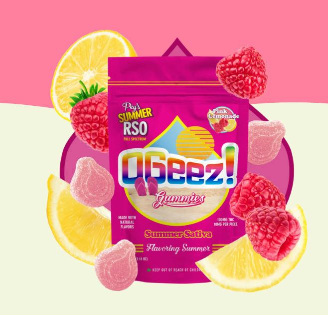 Peg's RSO Full Spectrum Pink Lemonade Gummies