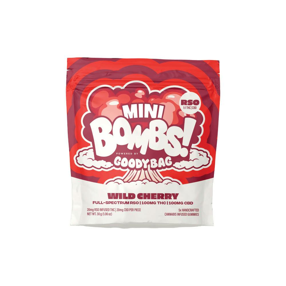 RSO Wild Cherry Gummies 100mg (20mg ea | 5-Pack)