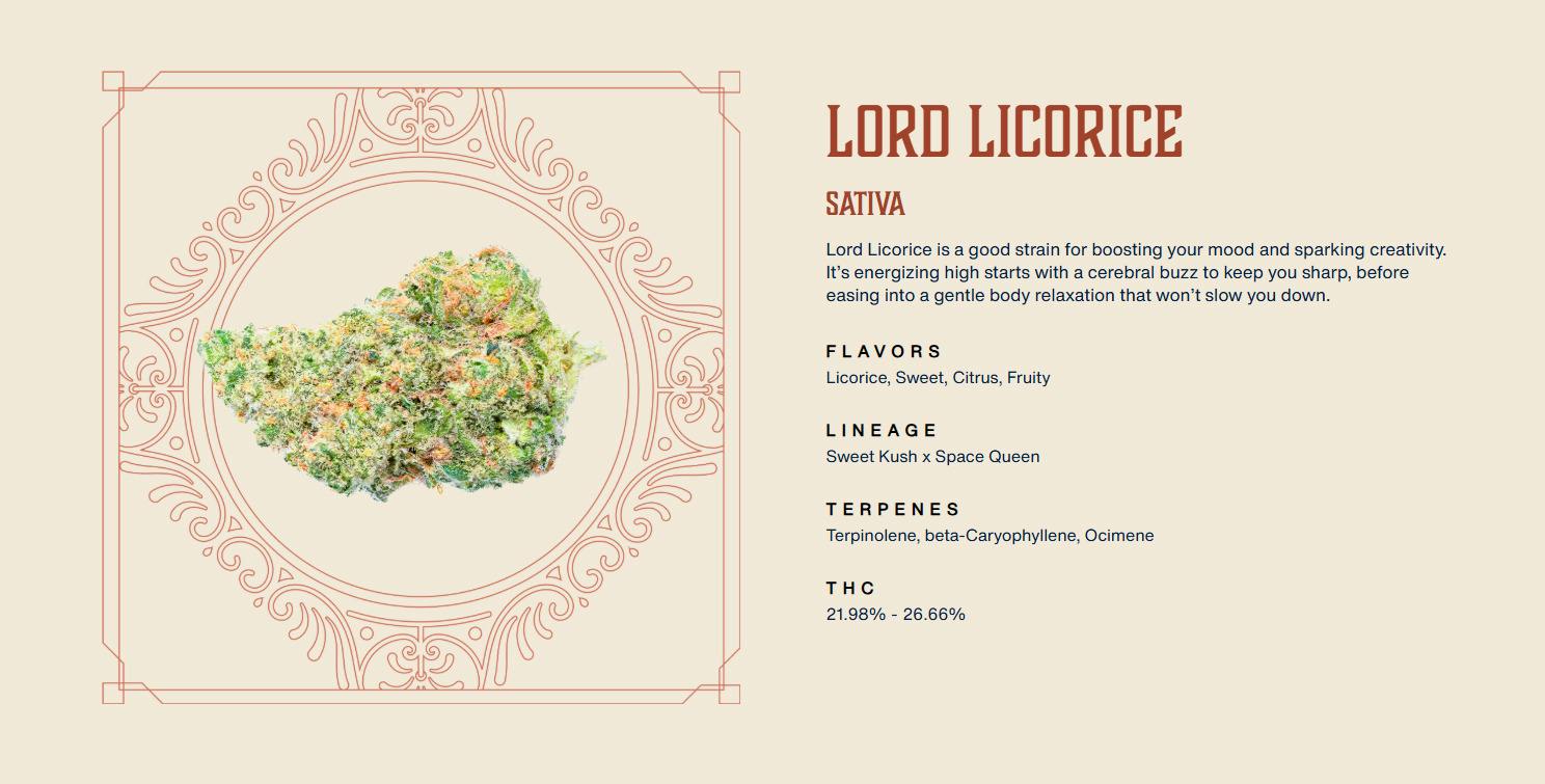 Lord Licorice Whole Flower