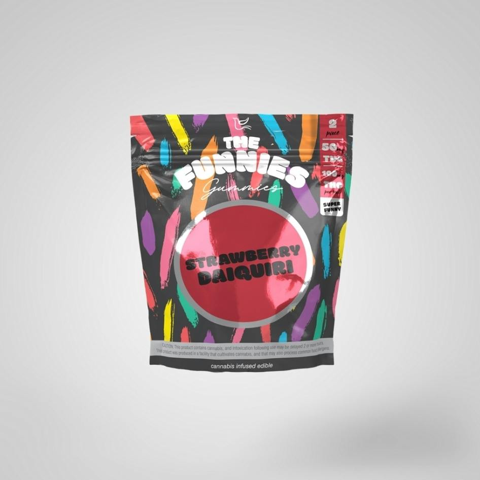 Strawberry Daiquiri Gummies 100mg (5mg ea | 20-Pack)