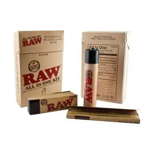 **RAW | All-In-One Kit | Papers, Tips & Lighter