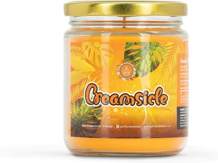 Smokeout | Creamsicle | 13oz Odour Eliminating Candle