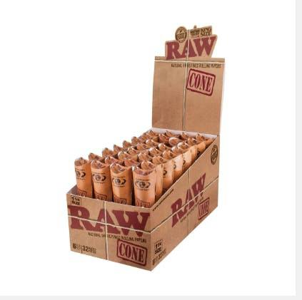 LuvBuds - RAW Classic | Pre-Rolled Cones - 1 1/4 Size | 6pk Pre-Rolled Cones - Retail