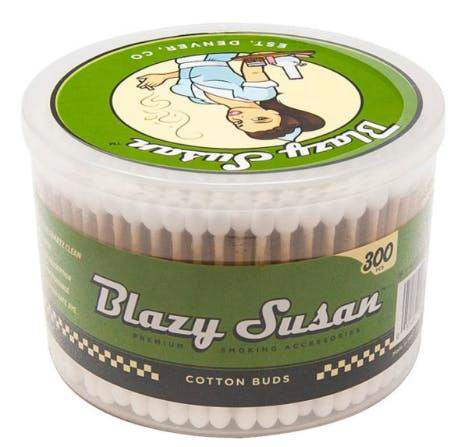 LuvBuds - White Blazy Susan Single Unit 300 Count Cotton Buds - Retail