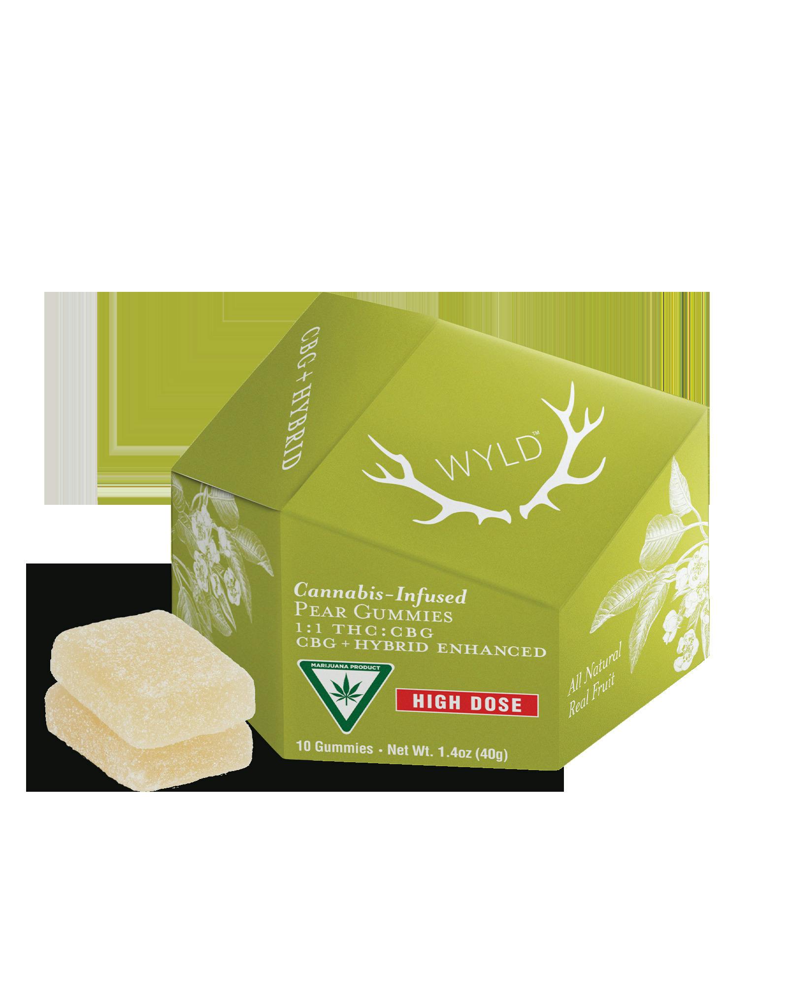 PEAR 1:1 THC:CBG GUMMIES 10X20MG