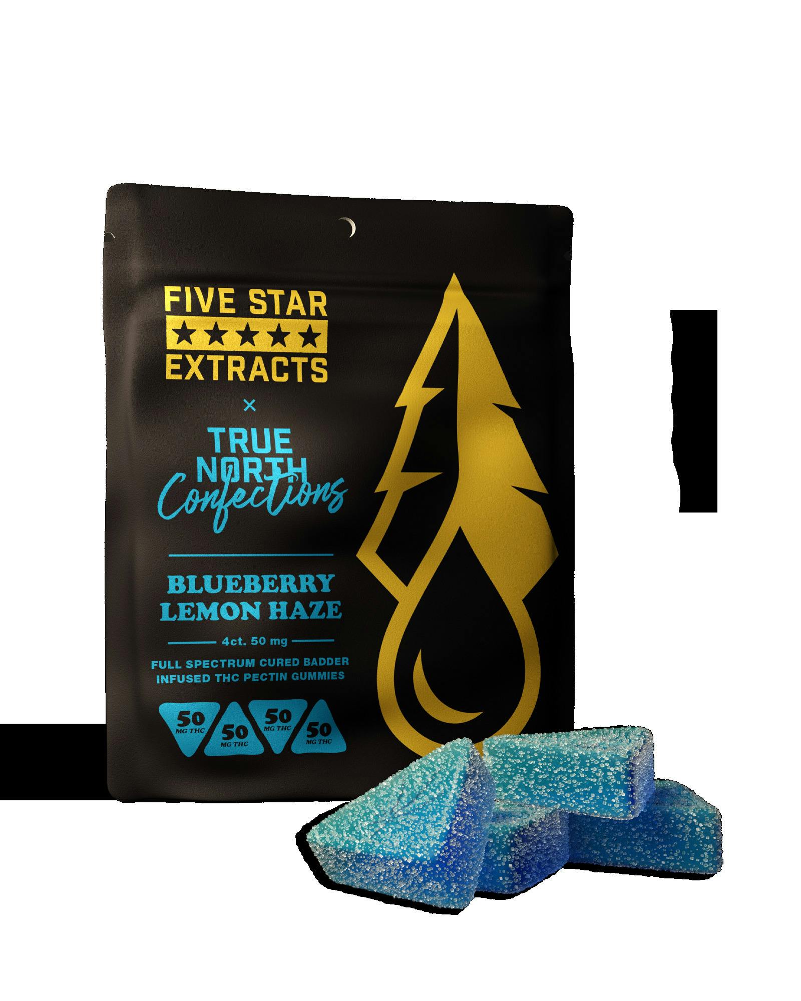 BLUEBERRY LEMON HAZE CURED RESIN GUMMIES 4X50MG