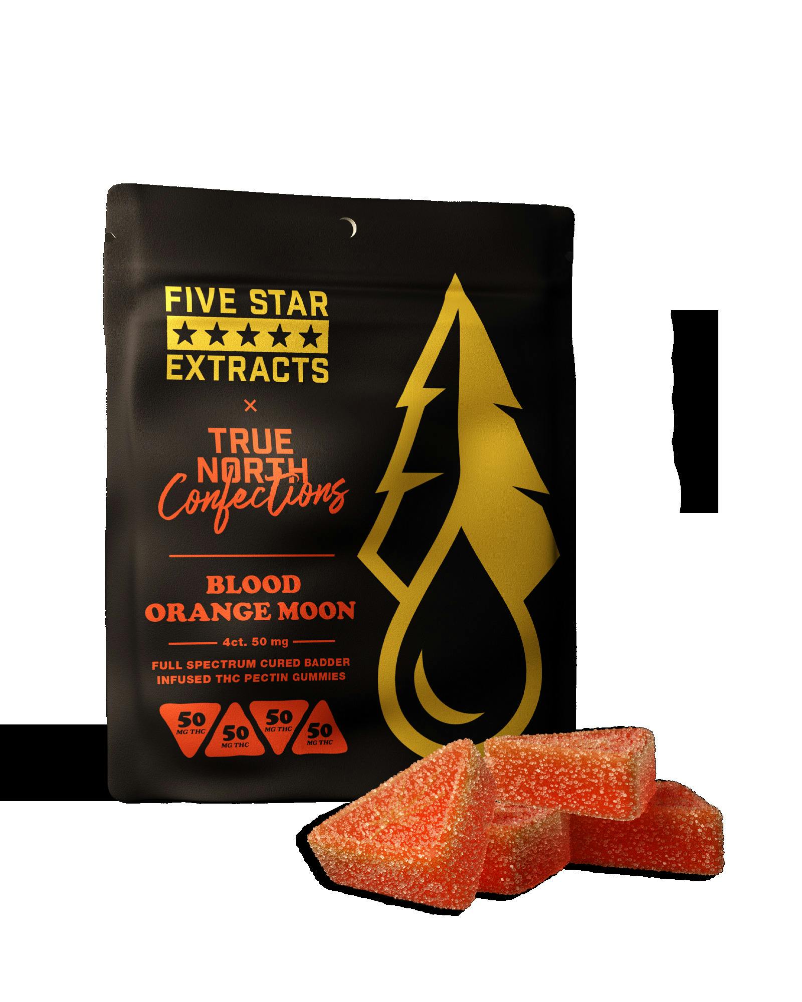 BLOOD ORANGE MOON CURED RESIN GUMMIES 4X50MG