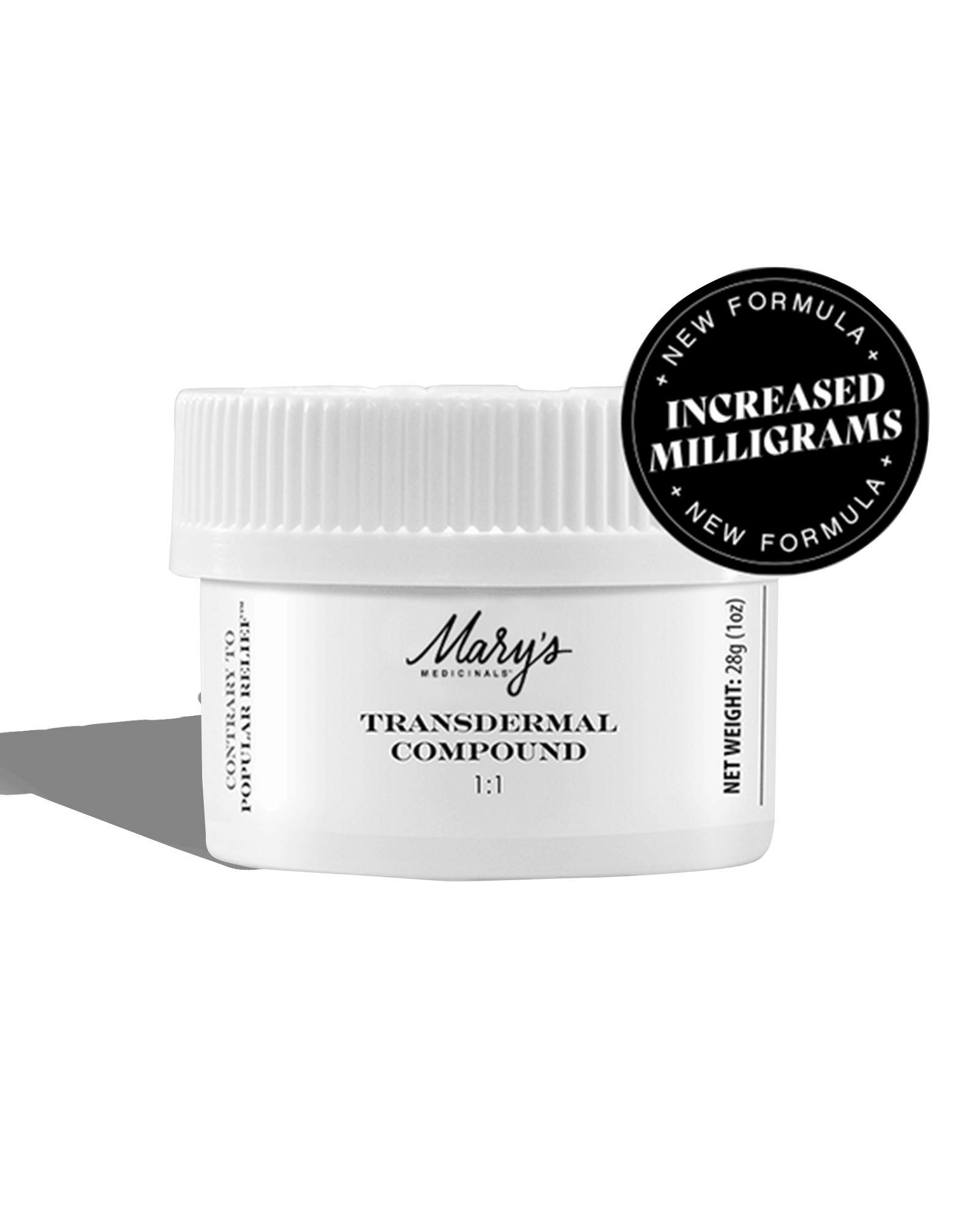TRANSDERMAL 1:1 THC:CBD COMPOUND 500MG