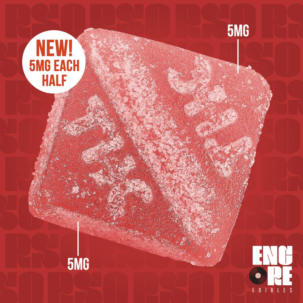 Encore Sour Black Cherry RSO Gummy 100mg [10pk]