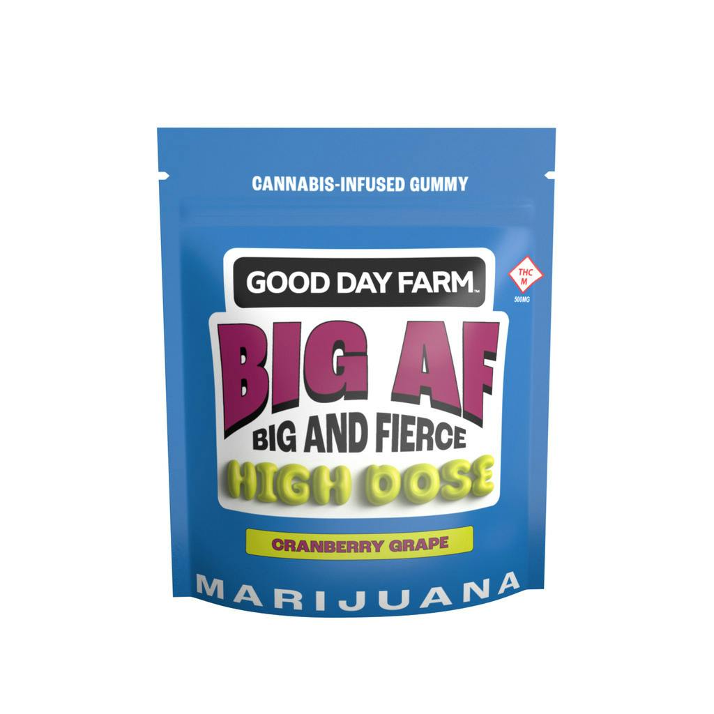 GDF: Big AF Gummies | Cranberry Grape | 500mg | 1pk