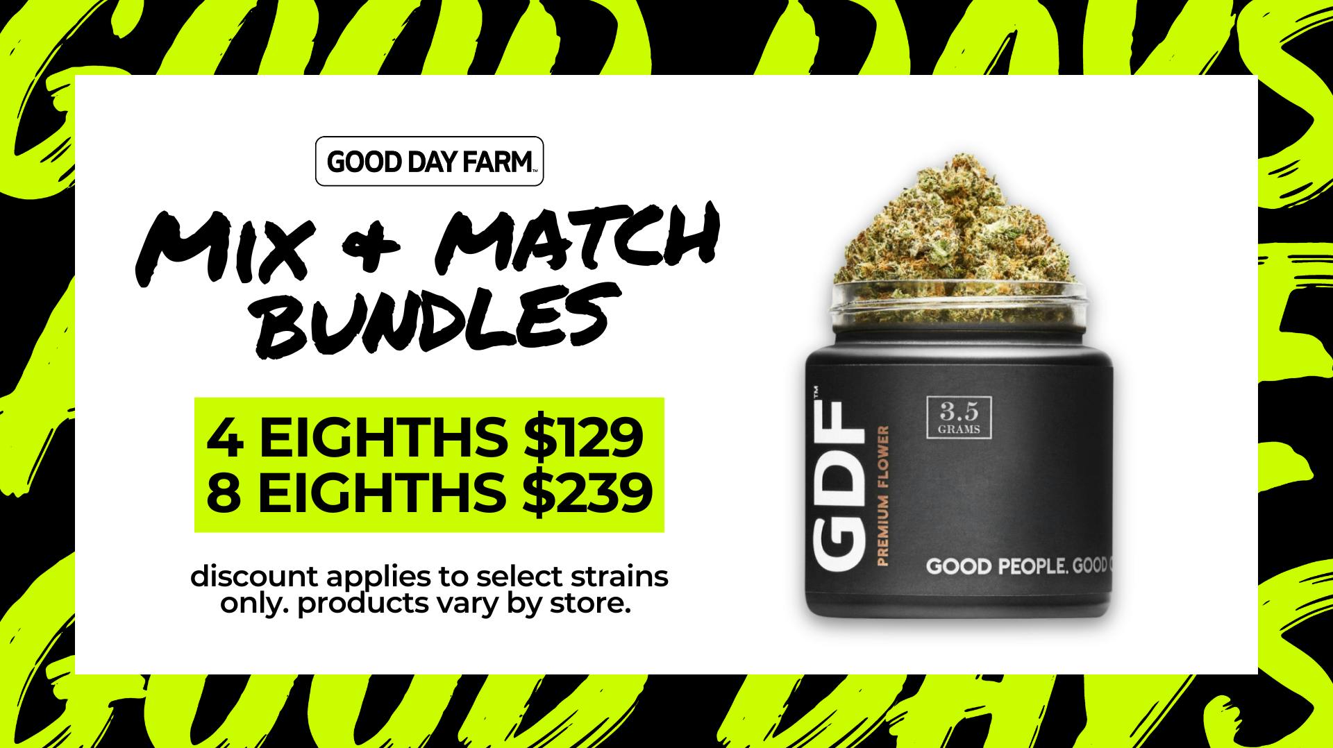 FLOWER BUNDLE MIX & MATCH 8THS at Good Day Farm Springfield West