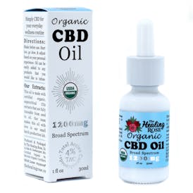 Broad Spectrum CBD Tincture (1200mg) - The Healing Rose