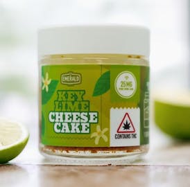 Mini Key Lime Pie Cheesecake 25mg RSO - Emerald Elevation