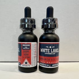 5000mg RSO Tincture - White Label Apothecary