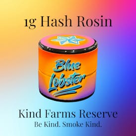 Blue Lobster 1g Live Hash Rosin* - KFR