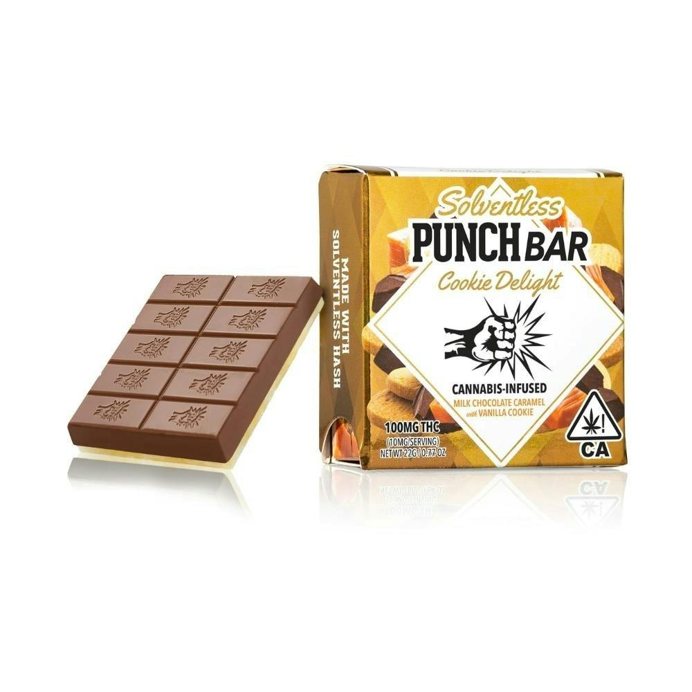 PUNCHBAR-: Cookie Delight - Caramel Milk With Vanilla