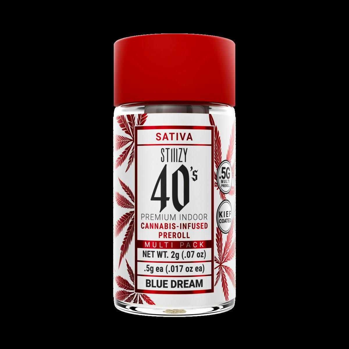 Stiiizy - Blue Dream 40s Infused 4pk Preroll (2G)