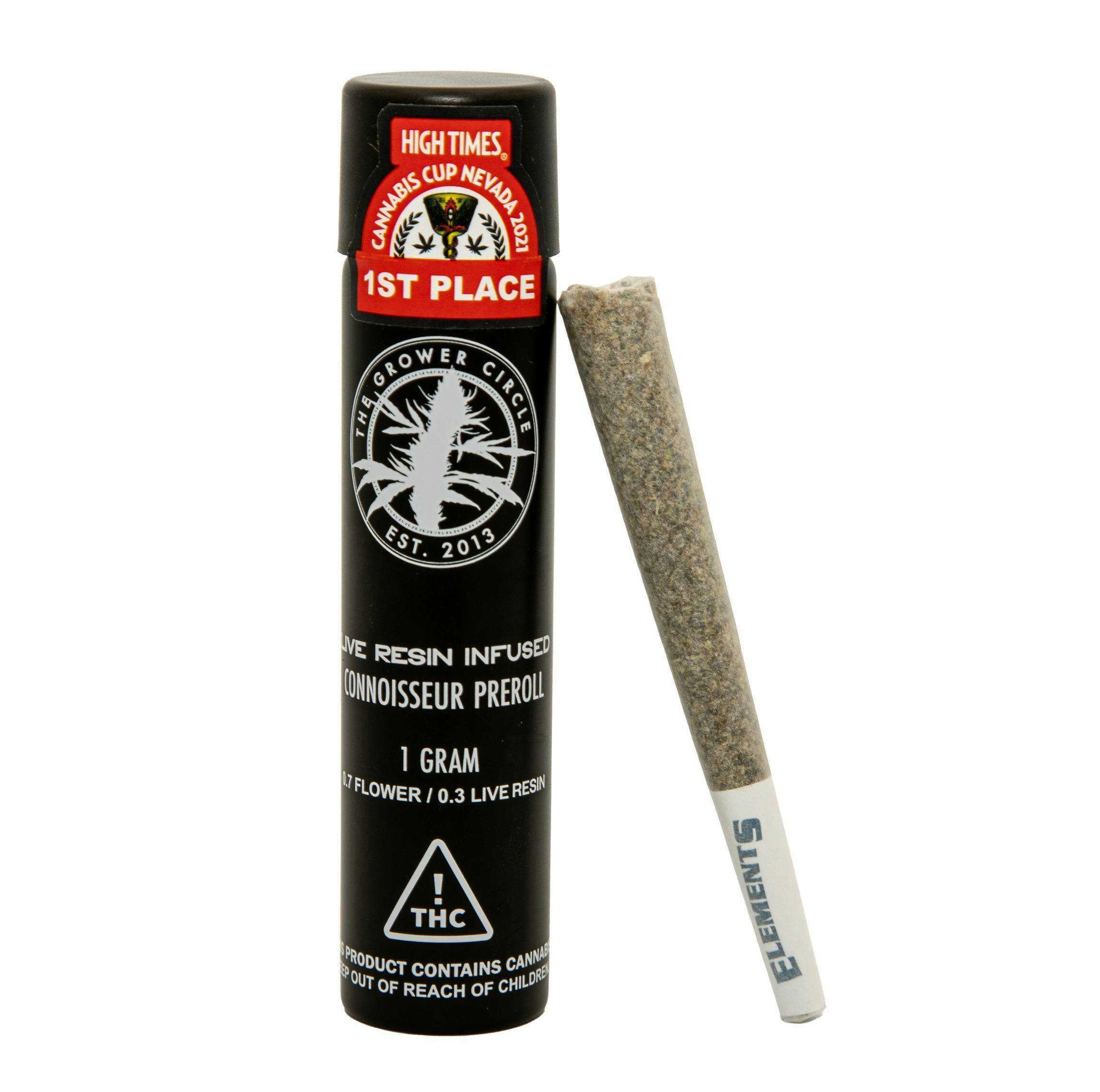 Grower Circle - Garlic Drip Live Resin Infused Preroll (1G)