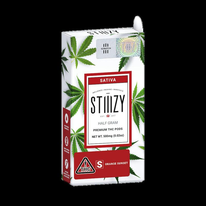 Stiiizy - Orange Sunset Pod (0.5G) *STIIIZY BATTERY REQUIRED*