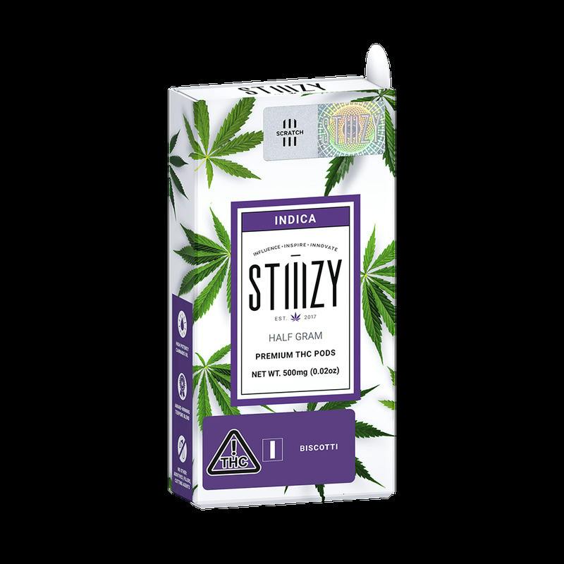 Stiiizy - Biscotti Pod (0.5G) *STIIIZY BATTERY REQUIRED*