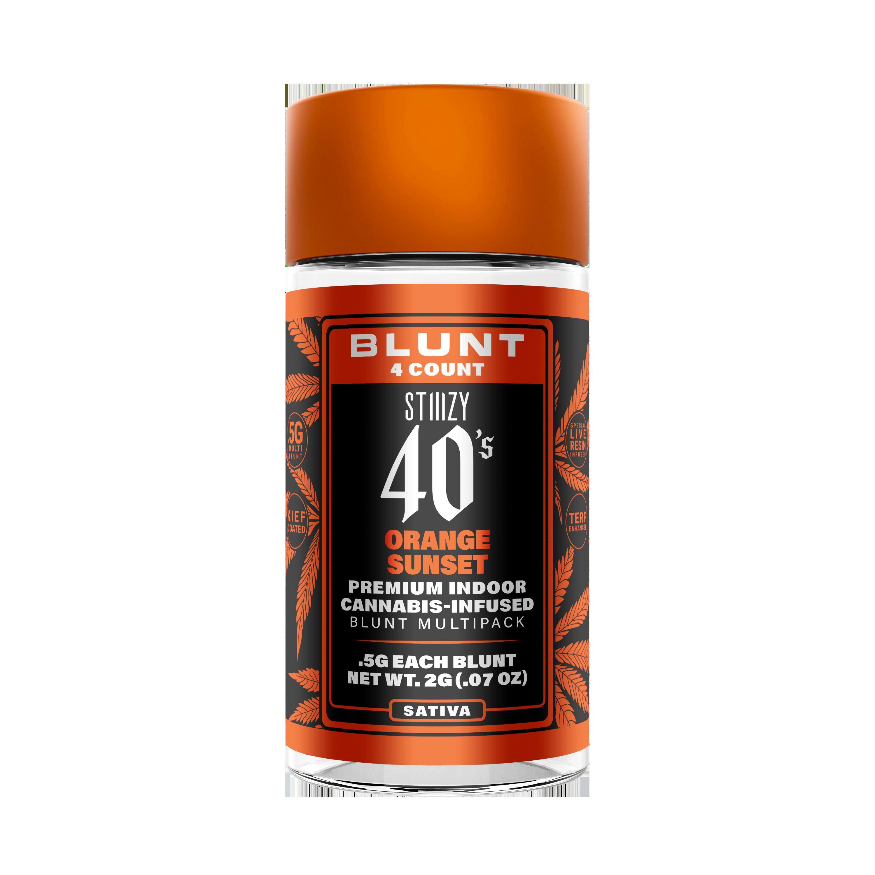 Stiiizy - Orange Sunset 40s Infused 4pk Blunt (2G)