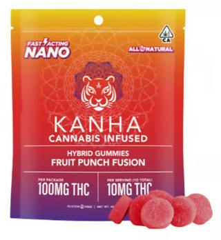 Kanha - Fruit Punch Fusion NANO Gummies (100MG)