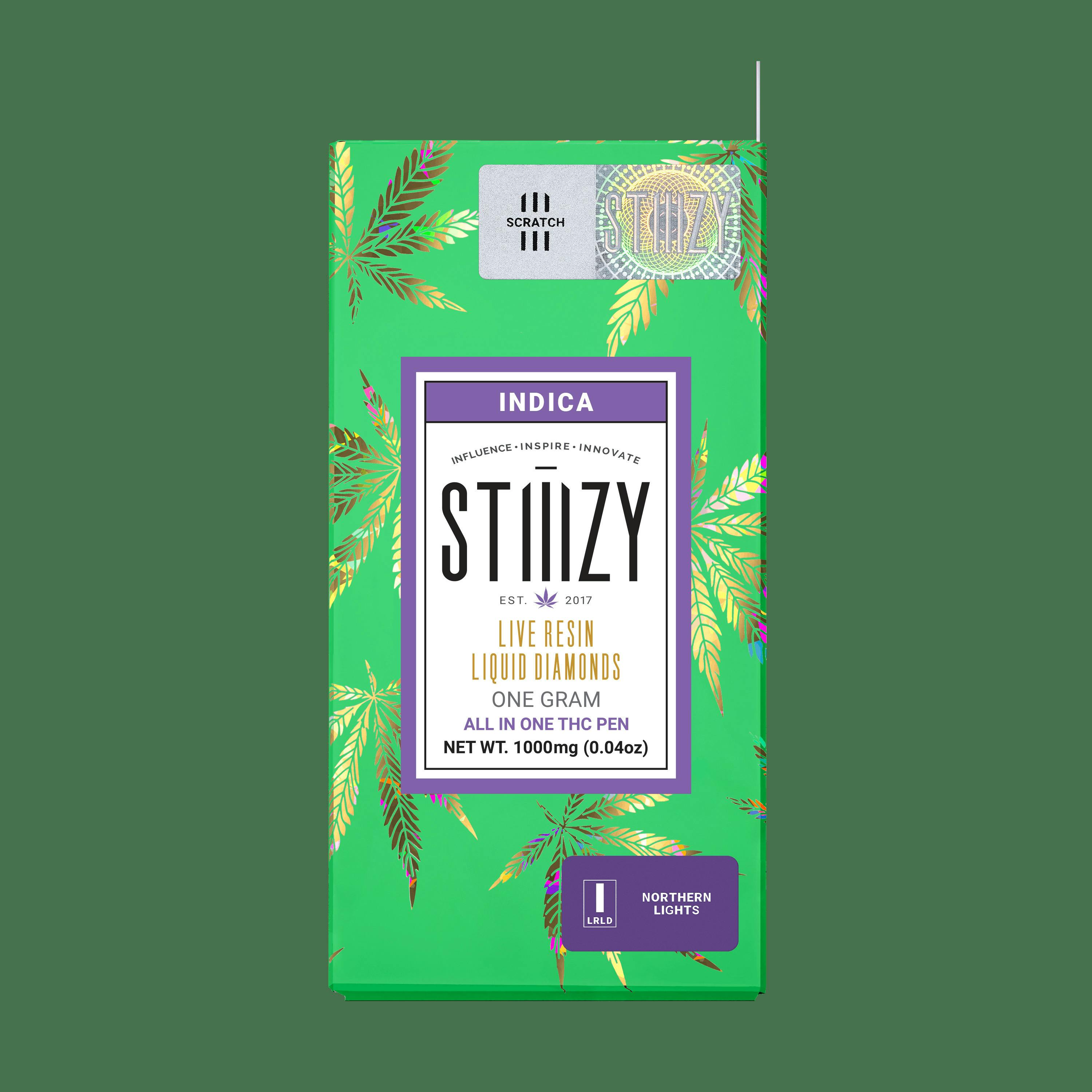 Stiiizy - Northern Lights Live Resin Liquid Diamond Disposable (0.95G)